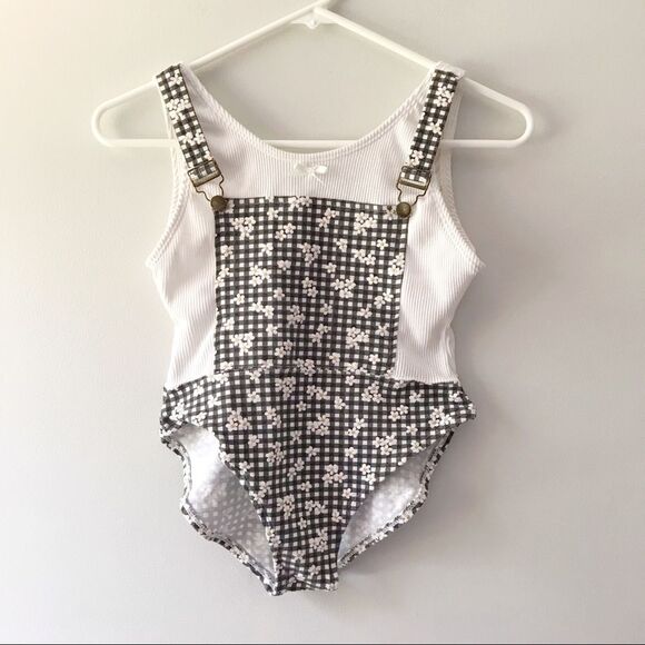 Vintage 90s Gitano Girls Retro Daisy Print Bodysuit Size 16 - Picture 1 of 6